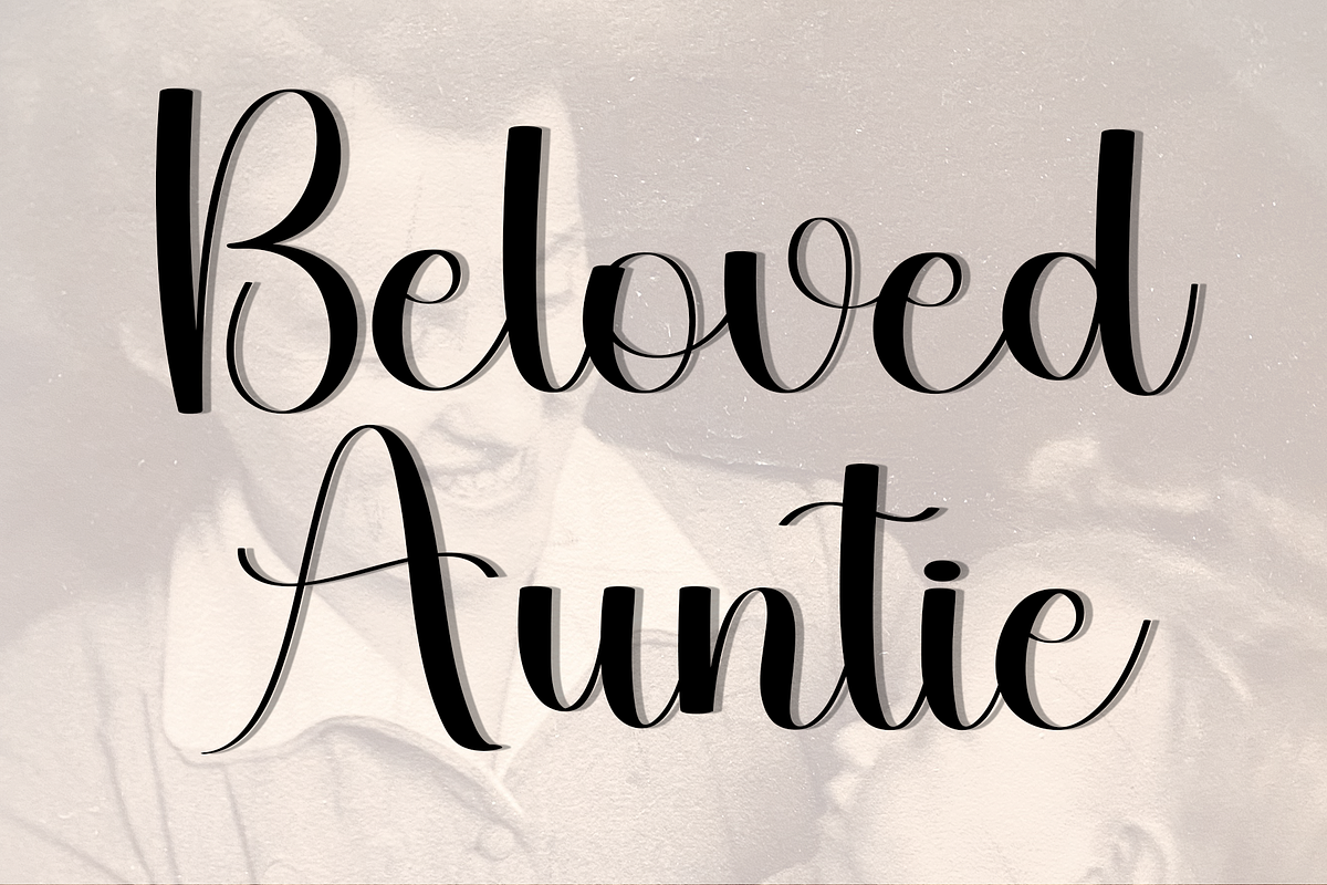 Auntie, a Handwritten Font by FreshTypeINK (Photo 6 of 8)