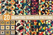 Geometric seamless patterns, a Pattern Graphic by DreamCafeArt (Thumbnail 1 of 5)