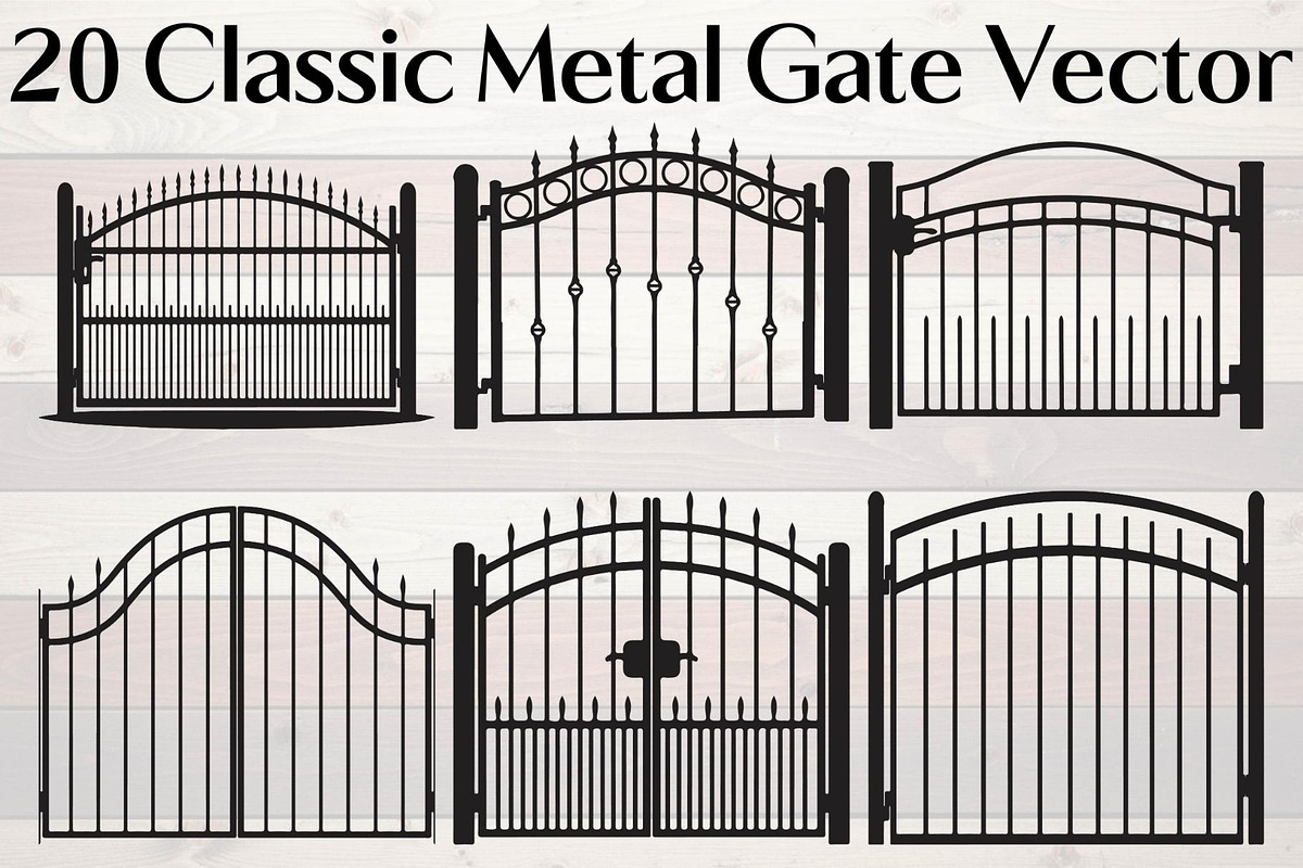 Classic Metal Gate, an Object Graphic by Creativeshirt (Photo 1 of 19)