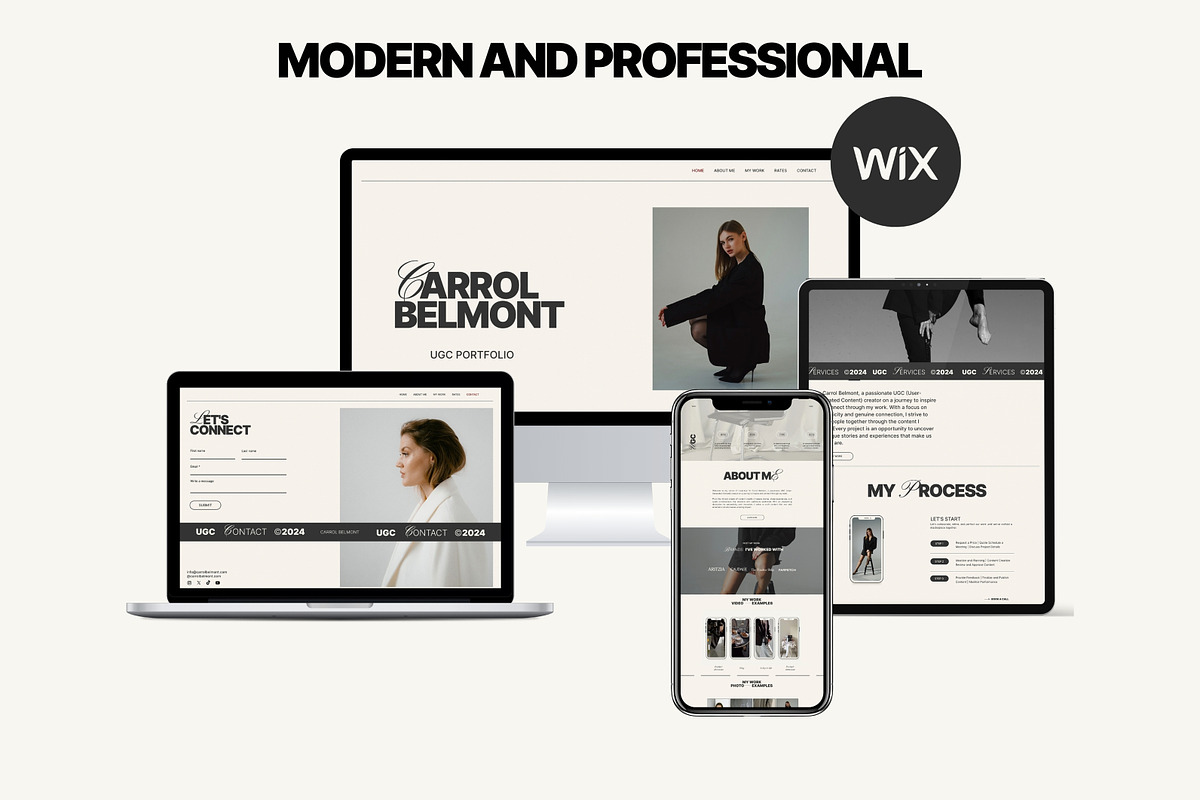 WIX Coaching UGC Website, a Wix Template by Studio Suvelle (Photo 5 of 13)