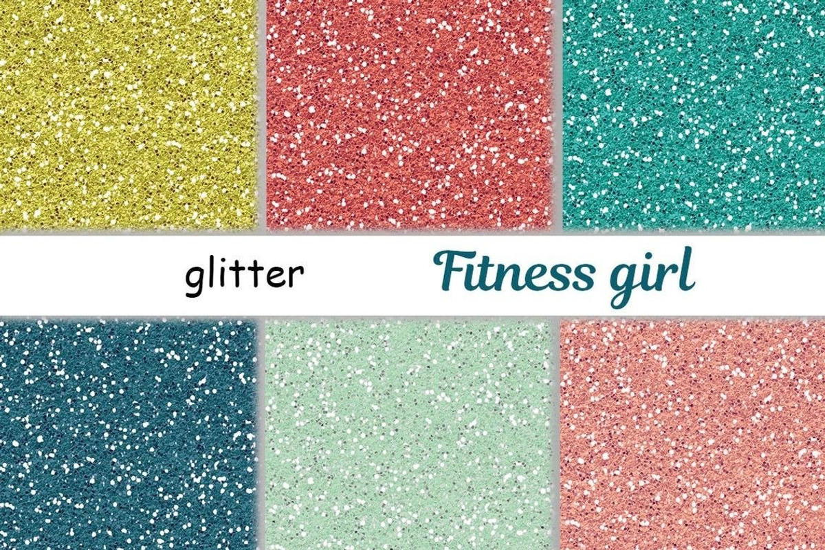 Fitness Girl Glitter, a Texture Graphic by GlamArtZhanna (Photo 2 of 2)