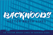 Backwoods Vector Brush Lines, a Brush Add-On by Justin Fielder (Thumbnail 1 of 3)