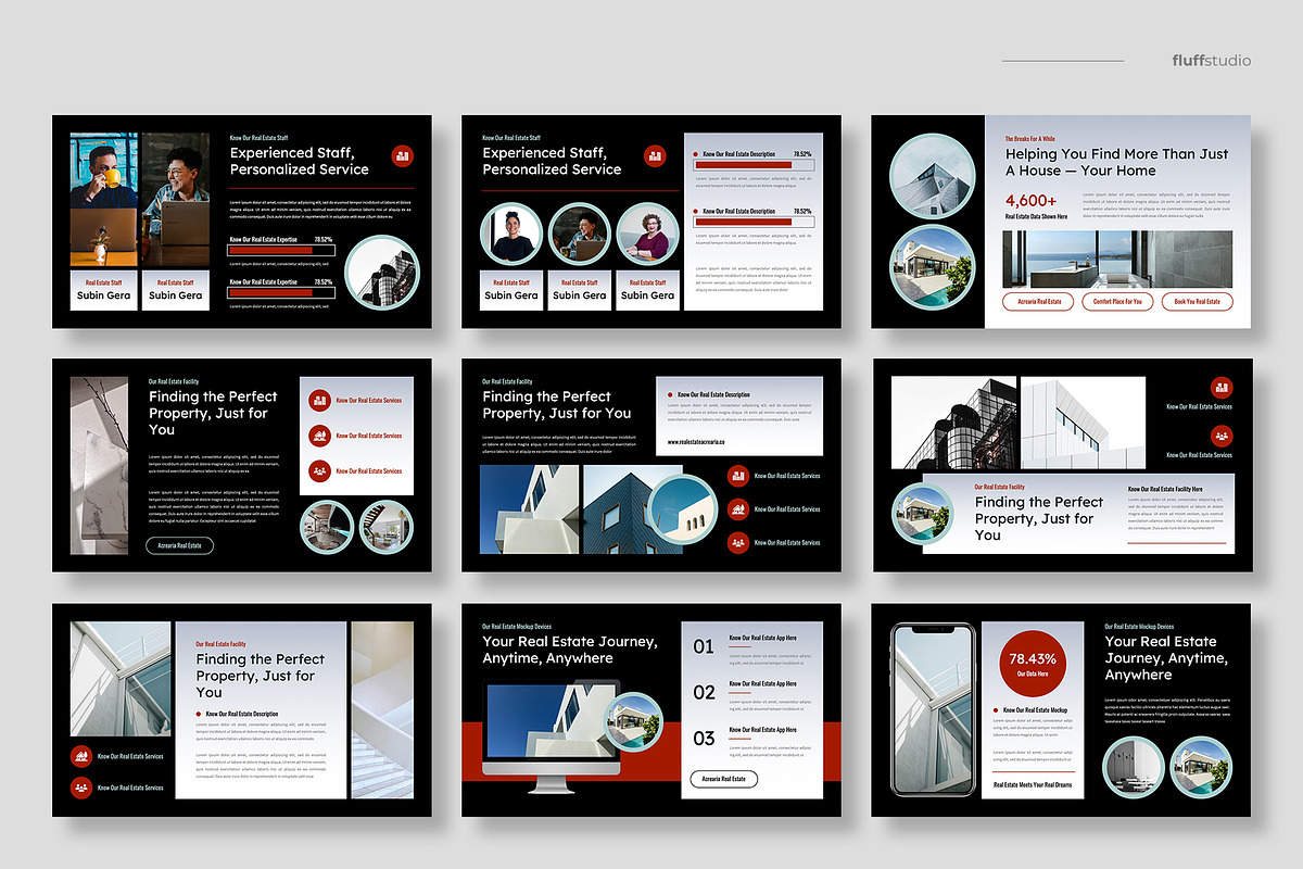 Real Estate Keynote Template preview 3