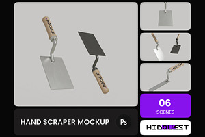 Hand Scraper Mockup