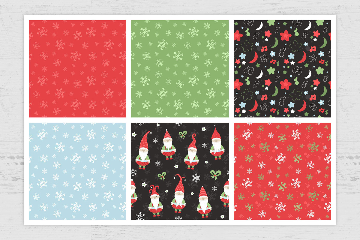 Merry Christmas seamless pattern, a Pattern Graphic by LartGraphics (Photo 5 of 8)