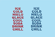 Ice Cold Typeface, a Sans Serif Font by Howlett Design Company (Thumbnail 2 of 10)