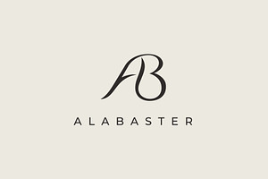 Elegant Letters AB Logo, a Branding & Logo Template by brandphant