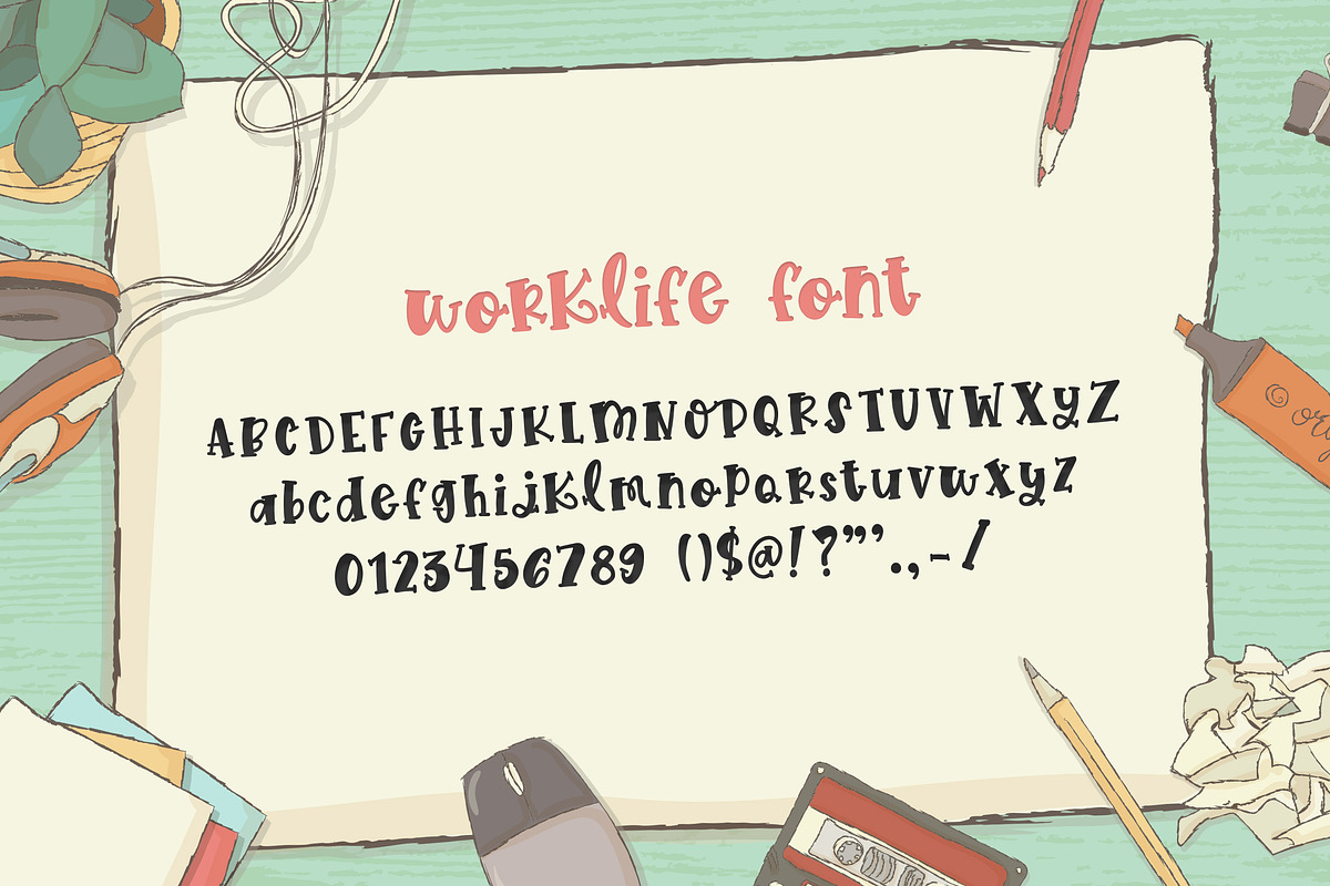 Worklife Font, a Font by Salt & Pepper Designs (Photo 6 of 8)