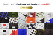 Business card Template & Mock-up, a Business Card Template by PrintPixel (Thumbnail 9 of 9)