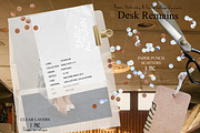 Desk Remains: Paper Collage Elements, an Object Graphic by DreamoraArt (Thumbnail 2 of 11)