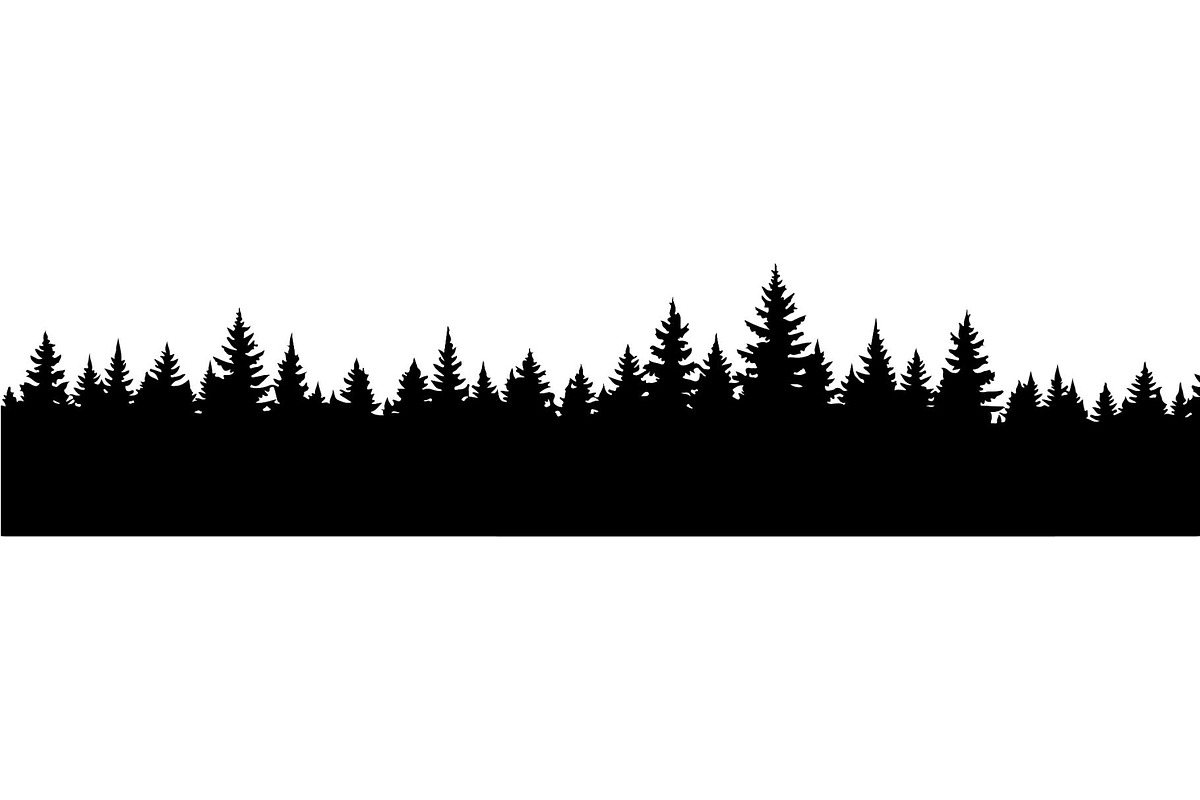 Woodland Landscape Silhouette, an Object Graphic by Creativeshirt (Photo 13 of 18)