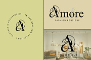 A Letter Logo kit Boutique, a Branding & Logo Template by Graphic Origin (Thumbnail 1 of 3)