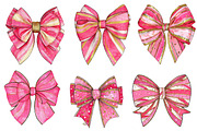 Christmas Bow clipart, an Illustration by CreationArt (Thumbnail 3 of 5)