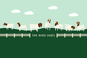 The boer goats, an Animal Illustration by Nenilkime (Thumbnail 1 of 4)