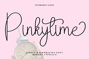 Pinky time, a Handwritten Font by InermediaSTUDIO (Thumbnail 2 of 7)