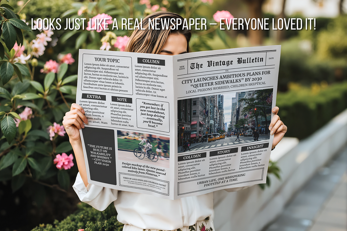 20 Newspaper template bundle, a Magazine Template by ZoloDesignHub (Photo 7 of 9)
