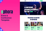 Ephora - Event Framer Template, a Landing Page Template by Flow Samurai Templates (Thumbnail 1 of 5)
