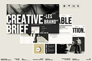 CREATIVE BRIEF PRESENTATION TEMPLATE, a Presentation Template by Aura Agency (Thumbnail 1 of 10)