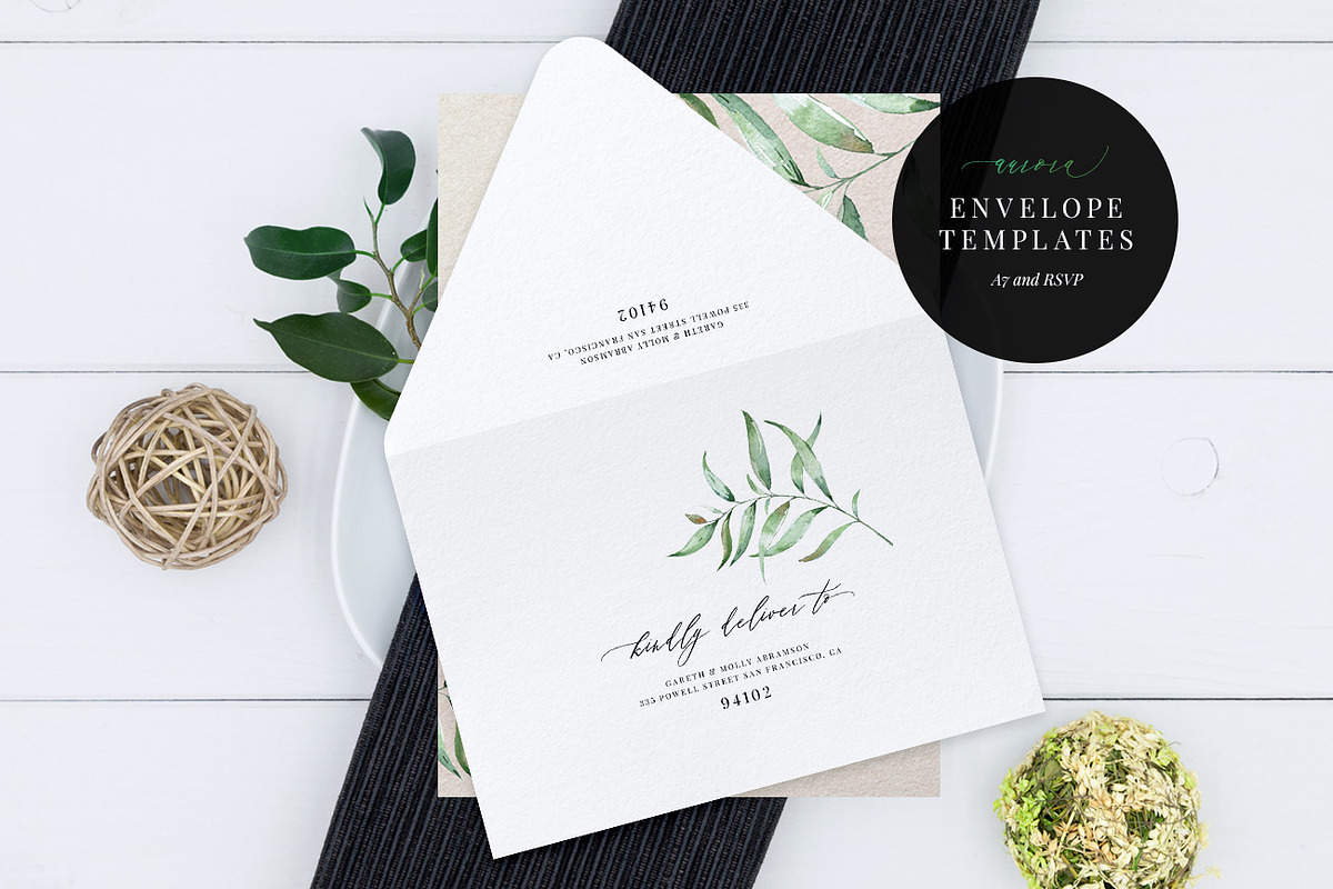 Wedding Invitation Bundle, Aurora, an Invitation Template by Alice Bluefox (Photo 13 of 17)