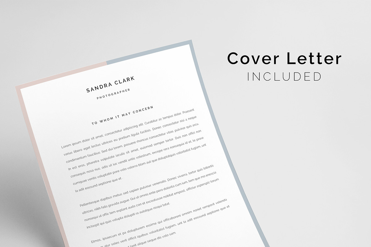 Resume template with picture, a Resume Template by Nordic Designs (Photo 4 of 4)
