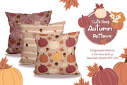 Cute Little Foxy in Autumn Patterns, a Pattern Graphic by DrawStudio1988 (Thumbnail 3 of 11)
