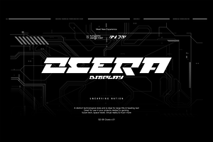 Ocera - Display Font