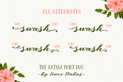 Batisa Font Duo, a Handwritten Font by Siwox Studios (Thumbnail 8 of 8)
