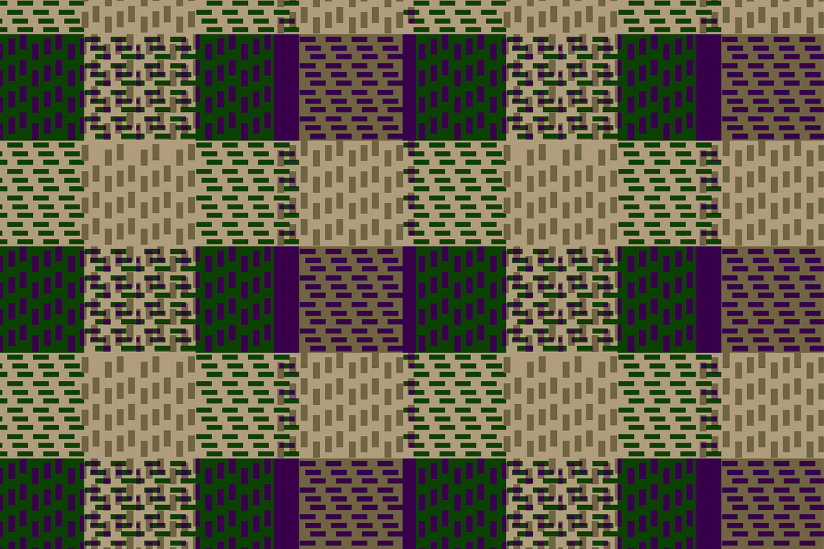 Textured Abstract Plaid Seamless Rep, a Pattern Graphic by Sharon Schwalbe