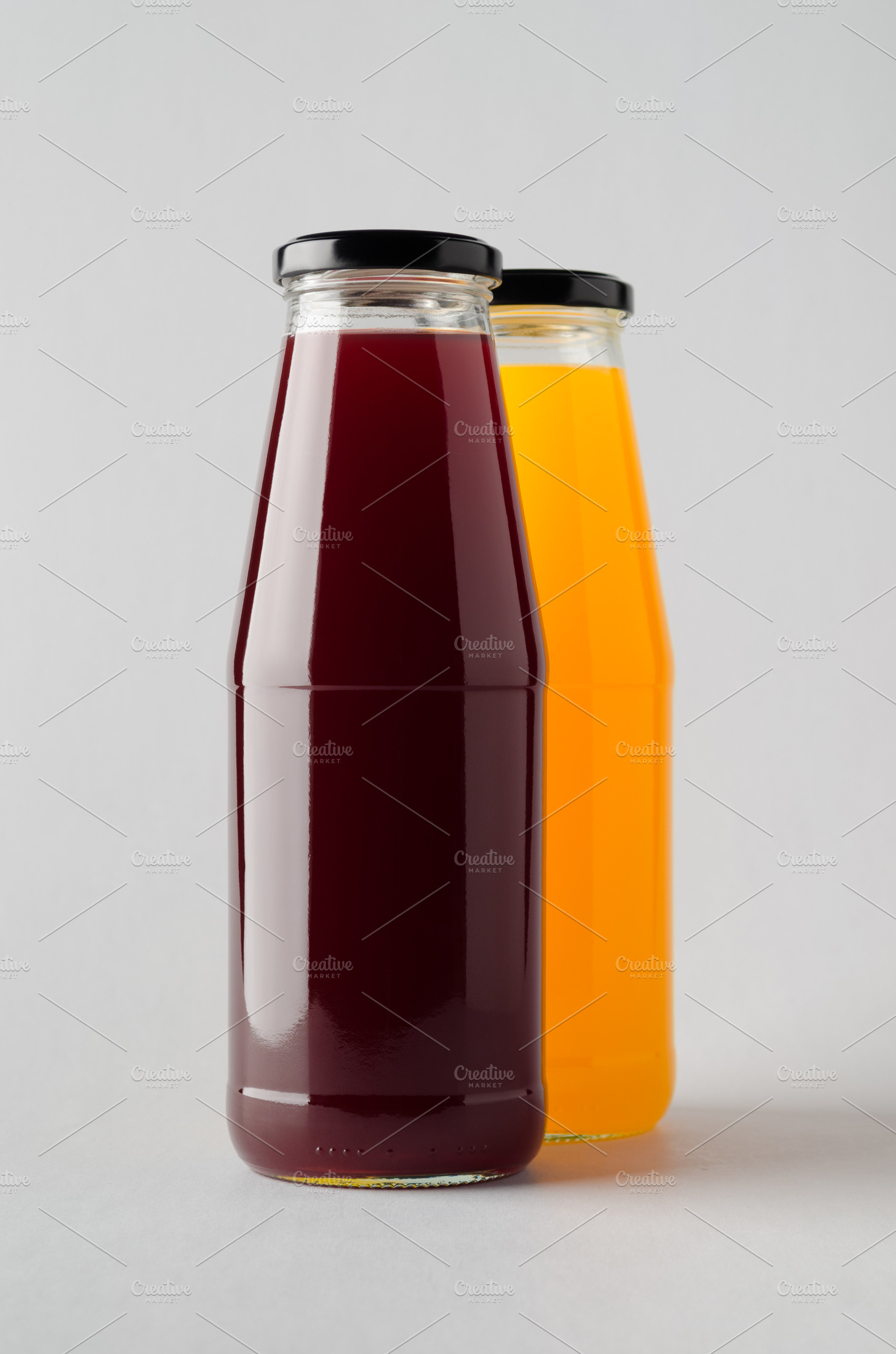 Juice bottle mockup JPEG, a Food & Drink Photo by Shablon