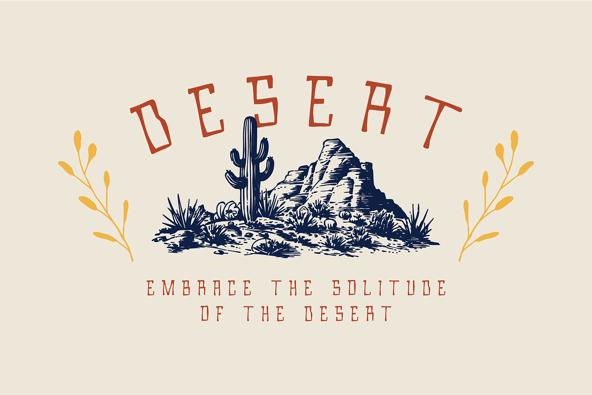 VANAGUN - Retro Display Font, a Font by Rightwheels (Photo 9 of 10)