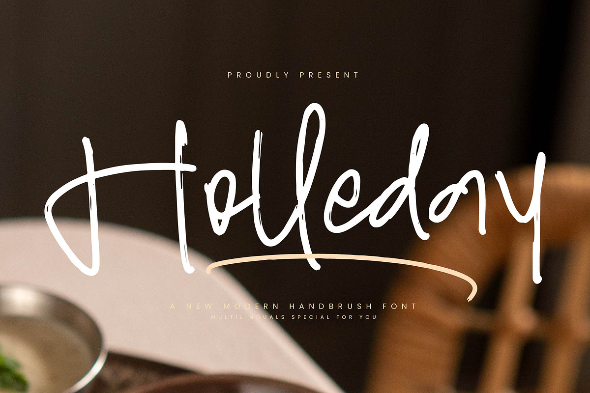 Holleday, a Handwritten Font by Integritype Studio (Photo 1 of 15)