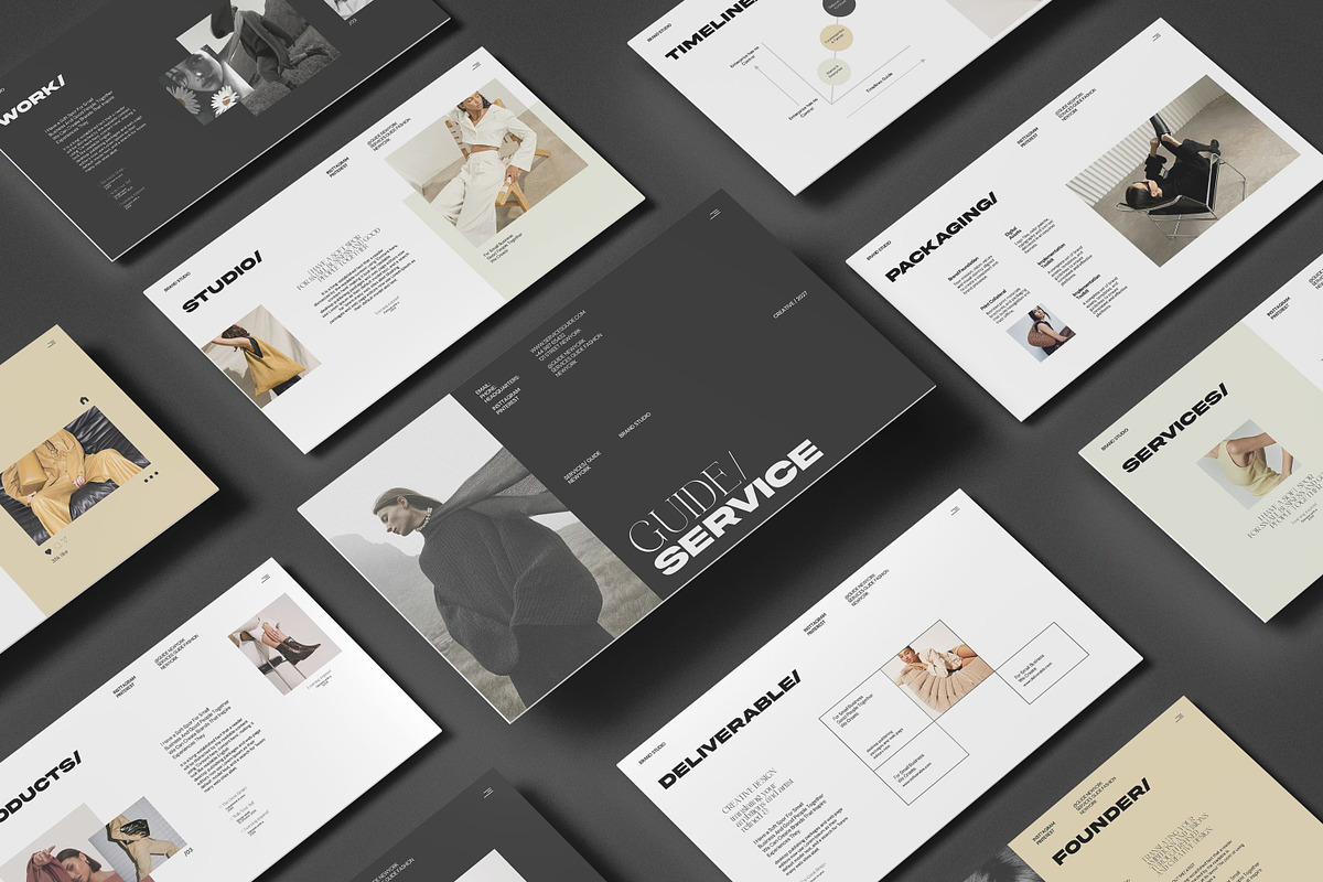 Services Guide Presentation Template, a Presentation Template by SlideStock (Photo 2 of 9)