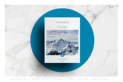 Blue Brochure Layout, a Brochure Template by Boris Cupac (Thumbnail 2 of 8)