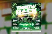 Retro 90s Party Flyer Template, a Flyer Template by RTXdesinger99 (Thumbnail 3 of 3)