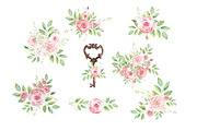 Pink flowers, an Illustration by Vasmila (Thumbnail 3 of 8)