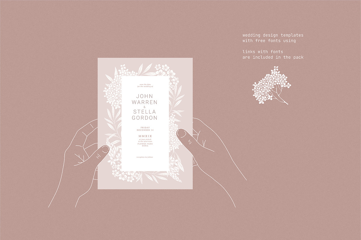 Spring Flowers Collection, an Illustration by adehoidar (Photo 3 of 9)
