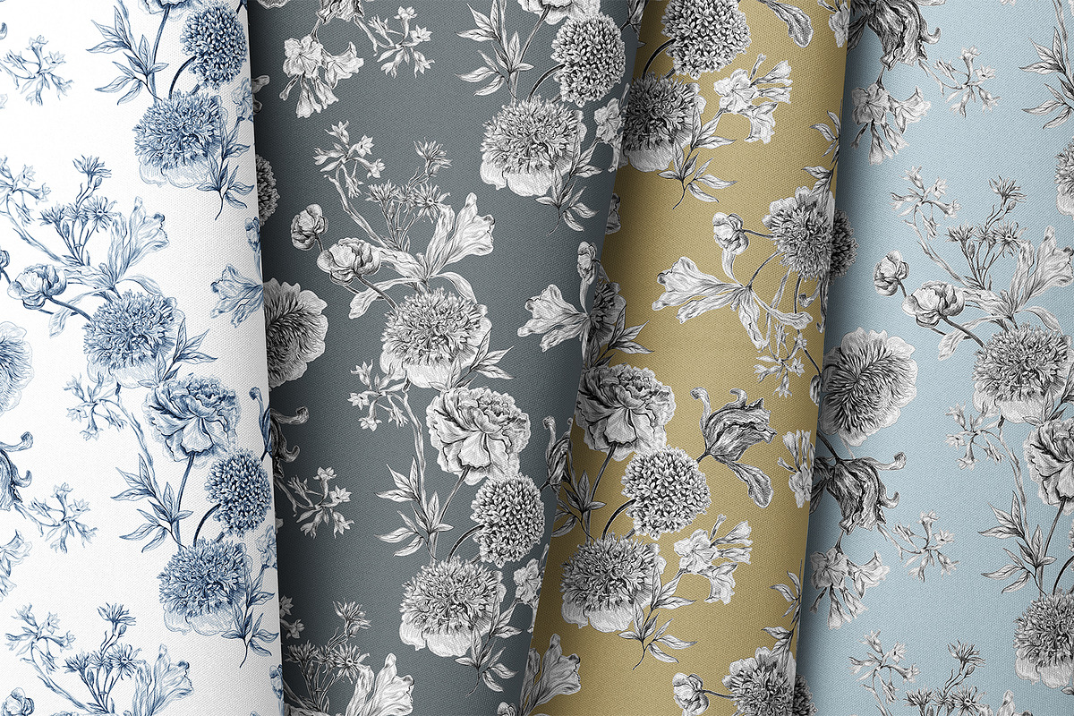 MAGICAL GARDEN (Pattern & motifs), a Pattern Graphic by HannaStudio (Photo 6 of 10)