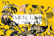 TWILIGHT EDEN_ BOTANICAL PATTERN, a Pattern Graphic by YARROO (Thumbnail 1 of 10)