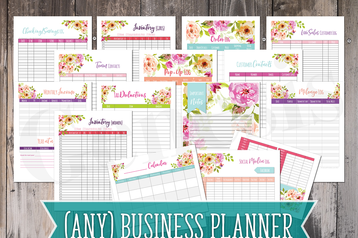 2021 Business Planner - Bundle, a Stationery Template by Genesis Printables (Photo 2 of 2)