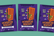 Halloween Horror Night Flyer, a Flyer Template by Gumico Studio. (Thumbnail 1 of 3)