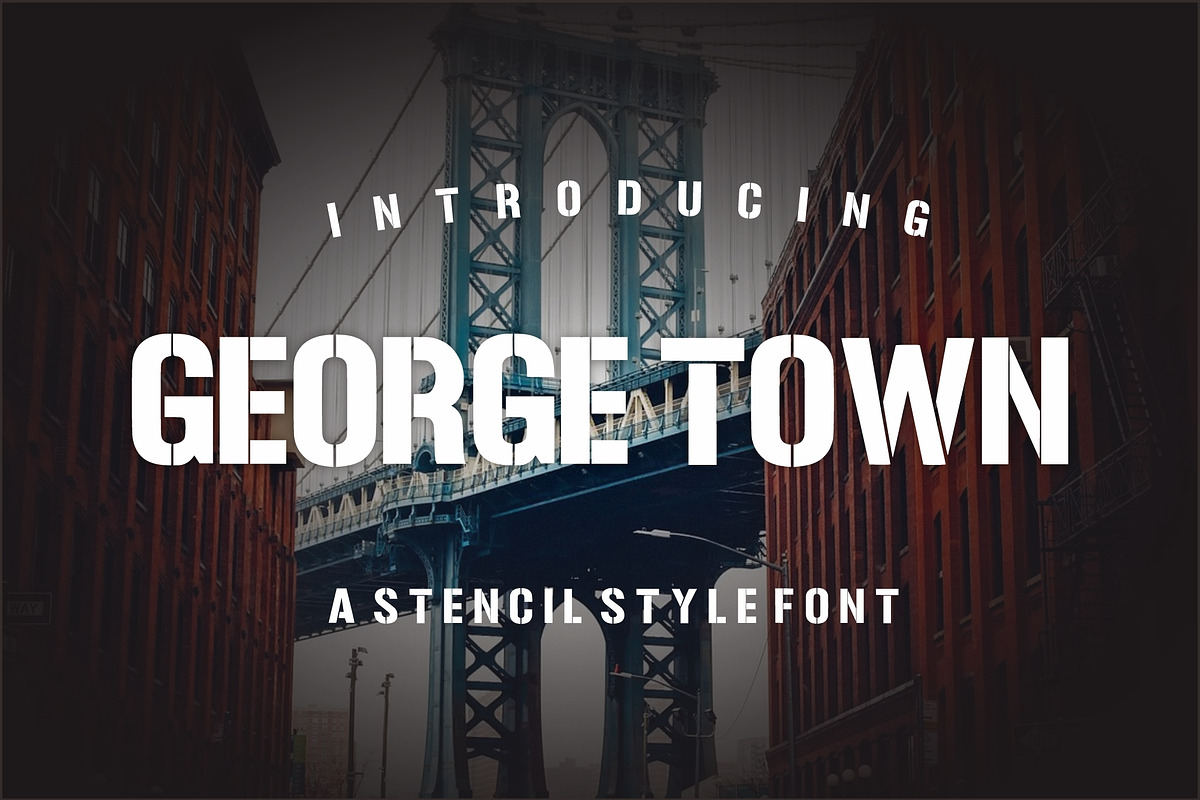 Georgetown, a Sans Serif Font by Limited.studio (Photo 1 of 6)
