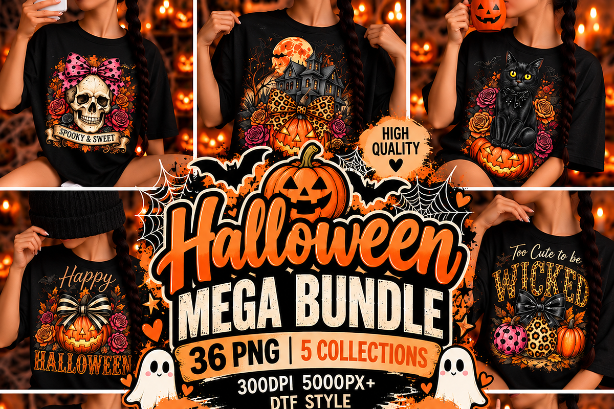 Halloween 36 Spooky PNG Designs, an Object Graphic by ElDesignState (Photo 1 of 12)
