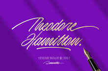 Theodore Hamilton | Signature Font