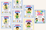 Body Parts Flashcards for Kids, a Stationery Template by Designmela01 (Thumbnail 4 of 5)