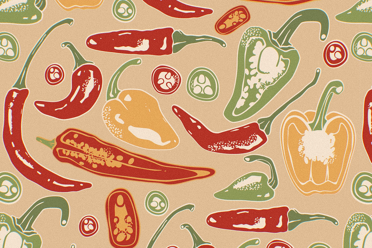 Hot peppers, a Food Illustration by Twisted Tail (Photo 5 of 6)