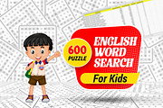 English Word Search Puzzles for Kids, a Print Template by Graphic Template (Thumbnail 3 of 3)