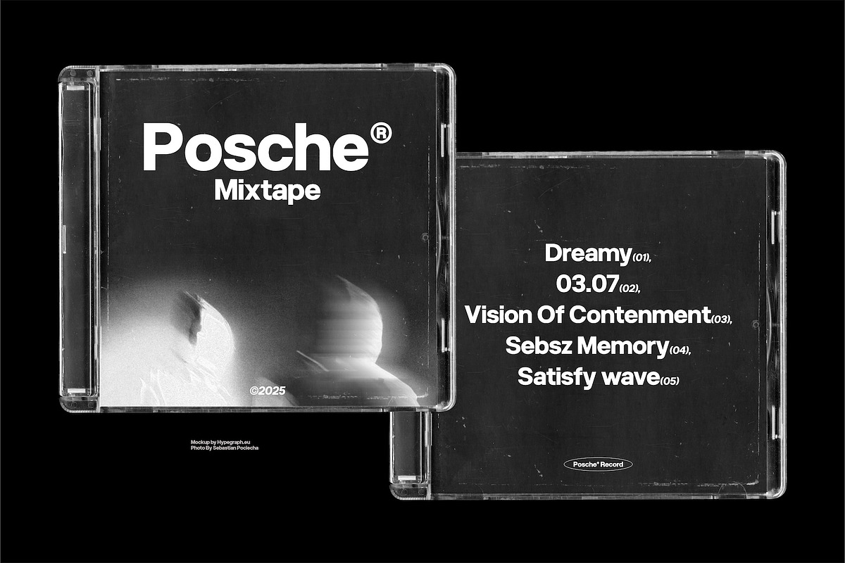 PS CLUB | Display Typeface, a Sans Serif Font by Posche Type (Photo 8 of 11)