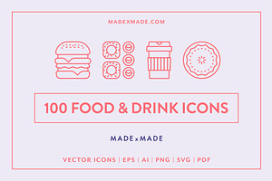 Food & Drink Line Icons