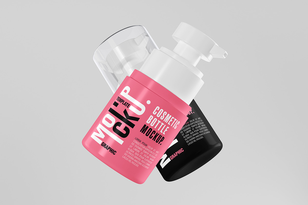 Cosmetic - Bottle Mockup Sets, a Packaging Mockup by Artnivora.Std (Photo 4 of 4)