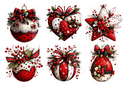 Christmas Whimsical Ornament Clipart, a Seasonal Illustration by Creative Art (Thumbnail 6 of 7)